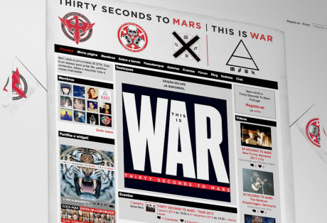 Website Thirty Seconds to Mars