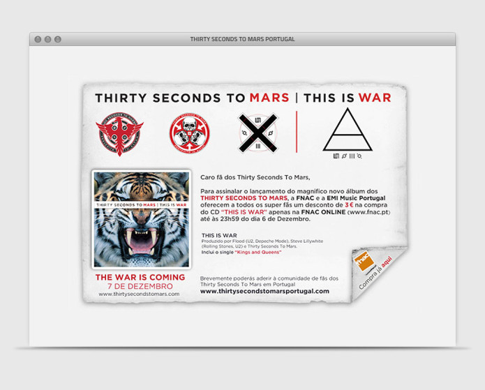 Thirty Seconds To Mars Portugal