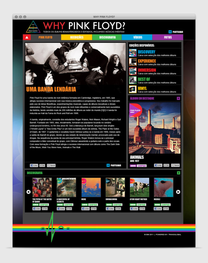 Website Why Pink Floyd?