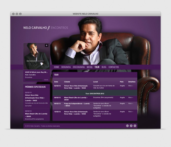 Nelo Carvalho – website