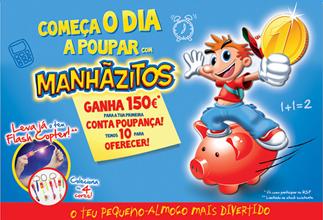 Campanha Manhãzitos “Começa o dia a poupar”