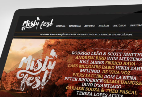 Misty Fest – Redesign de Website