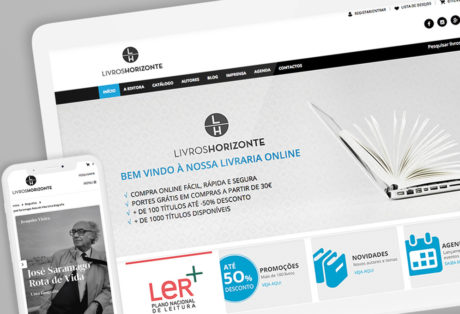 Website Livros Horizonte